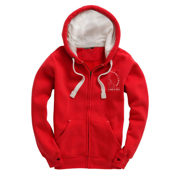 Wild Isle Trail Zip Hood - Dusty Red