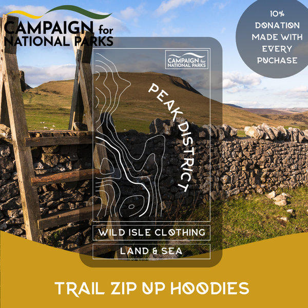 Wear The Wild - Peak District Trail Zip Hoodies