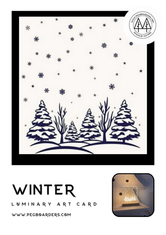 The Winter Luminary Art Card