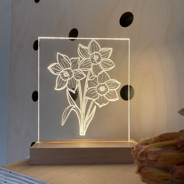 The Daffodils Luminary Art Card