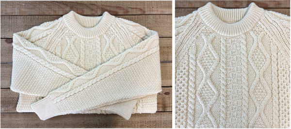 Harbour & Hearth Aran Knitted Sweater