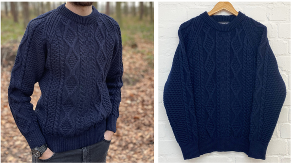 Harbour & Hearth Aran Knitted Sweater