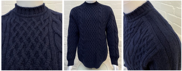 Harbour & Hearth Cable Aran Knitted Sweater