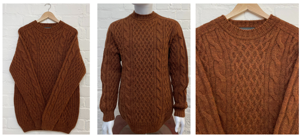 Harbour & Hearth Cable Aran Knitted Sweater