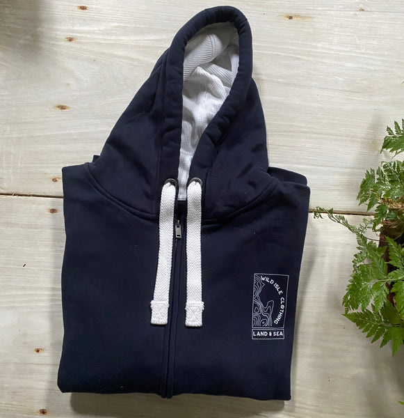 Wild Isle Trail Zip Hood - Navy