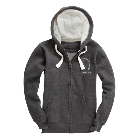 Wild Isle Trail Zip Hood - Dark Grey