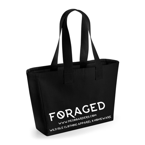 Wild Isle "Foraged" Tote Bag - Black