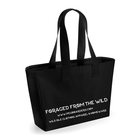 Wild Isle "Foraged from the Wild" Tote Bag - Black