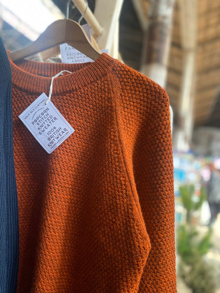 Harbour & Hearth Popcorn Stitch Knitted Sweater