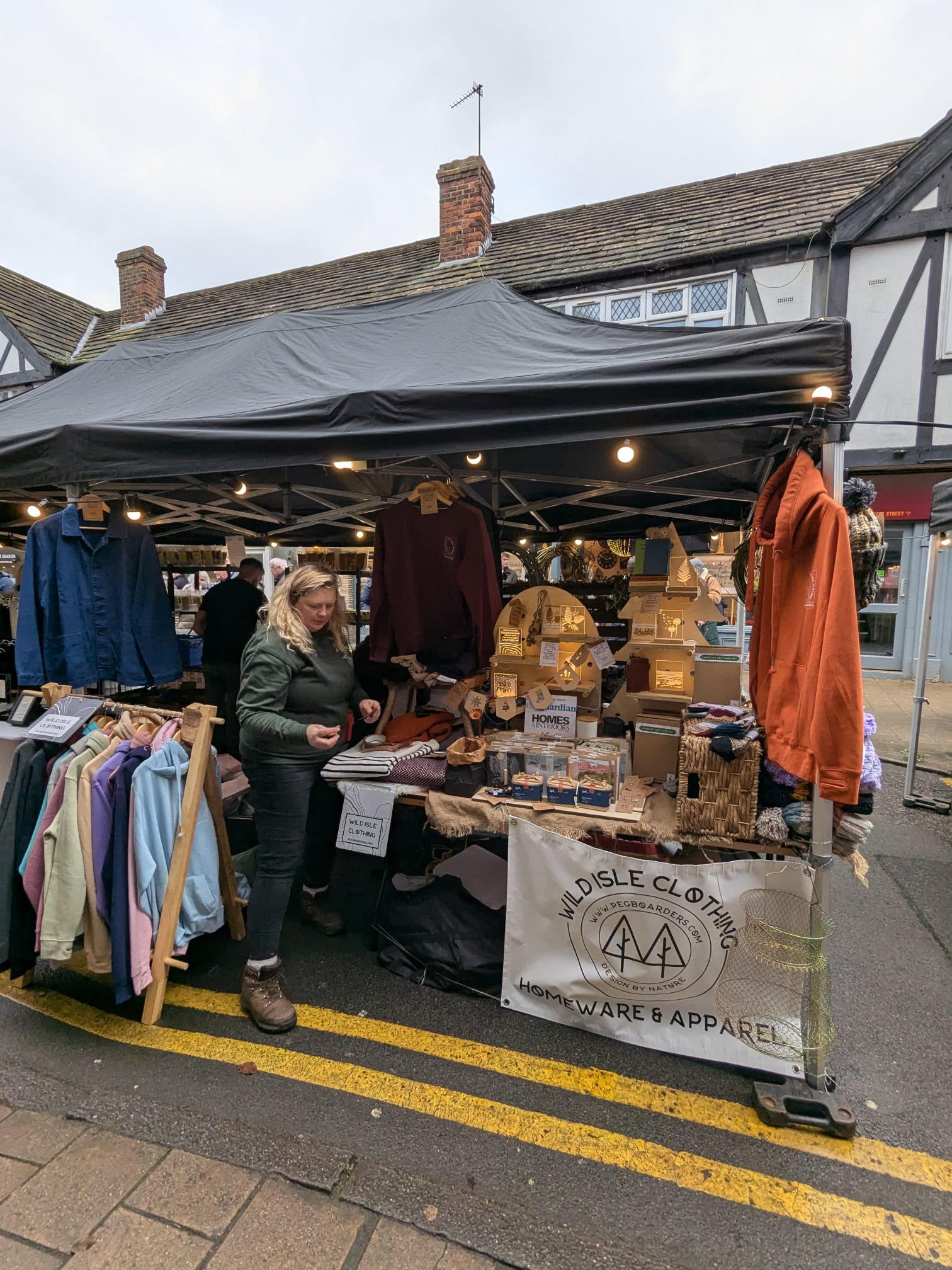 Wild Isle Pop-Up at Knutsford Christmas Market, Cheshire. Saturday 29th, Sunday 30th