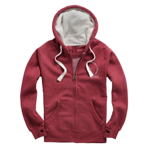 Wild Isle Trail Zip Hood - Moorland Red
