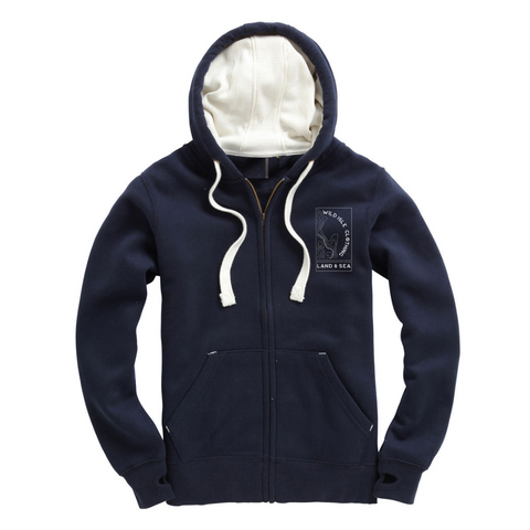 Wild Isle Trail Zip Hood - Navy