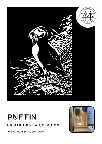 The Puffin Luminary Art Card