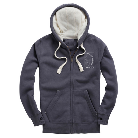 Wild Isle Trail Zip Hood - Rock