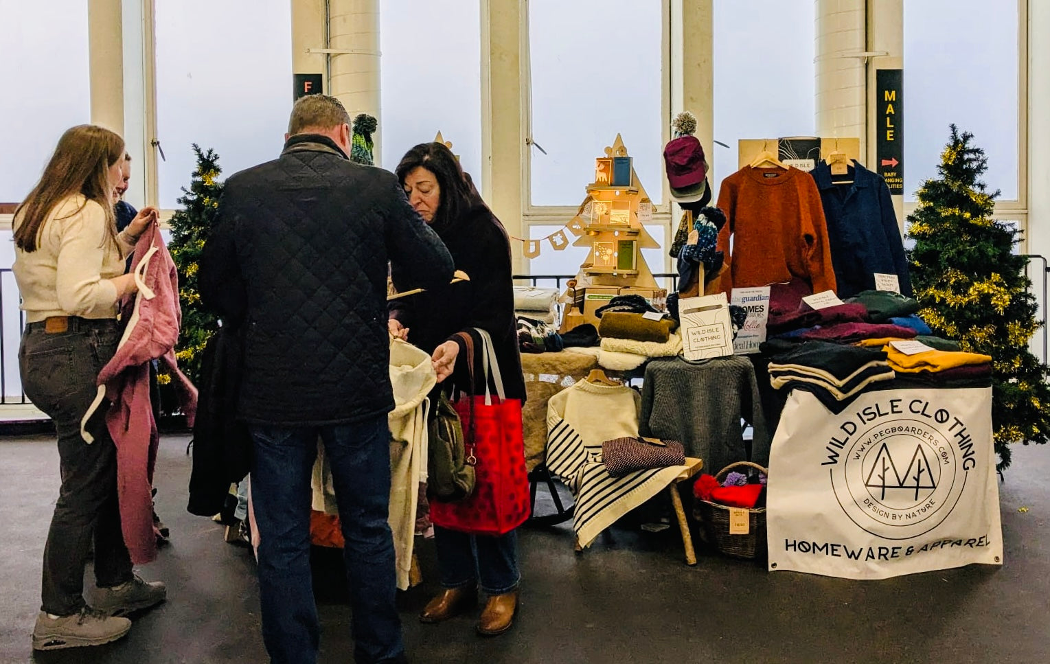 Wild Isle Pop-Up at Shrewsbury Indoor Market, Shropshire. Saturday 20th December