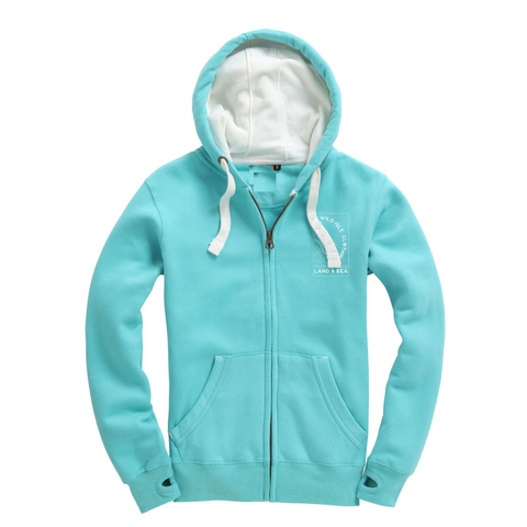 Wild Isle Trail Zip Hood - Soft Blue