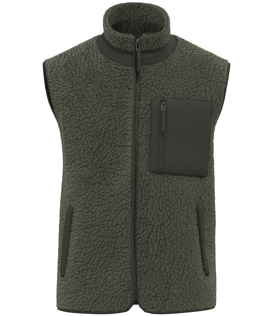 The Isle Fleece Gilet - Forest Green (PRE-ORDER DUE MID DEC)