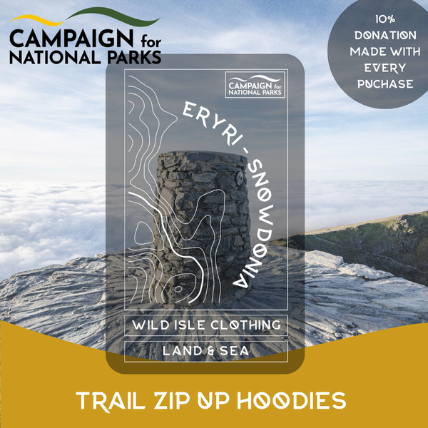 Wear The Wild - Eryri Snowdonia Trail Zip Hoodies