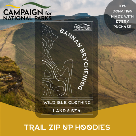 Wear The Wild - Bannau Brycheiniog Trail Zip Hoodies