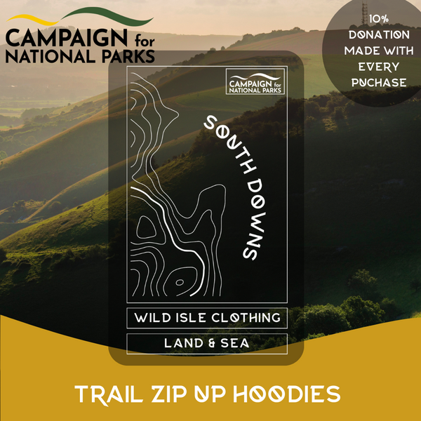 Wear The Wild - South Downs Trail Zip Hoodies
