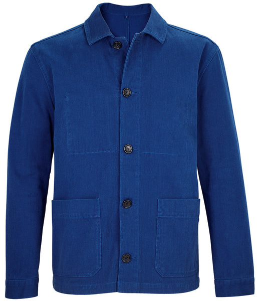 WILD ISLE CROFTERS UTILITY JACKET - ROYAL BLUE