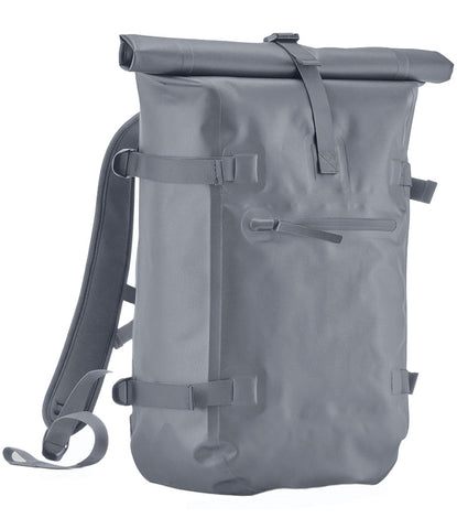 Wild Isle Roll-Top Waterproof Daypack - Blue/Grey