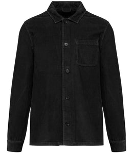 Wild Isle Forester Cord Overshirt - Black