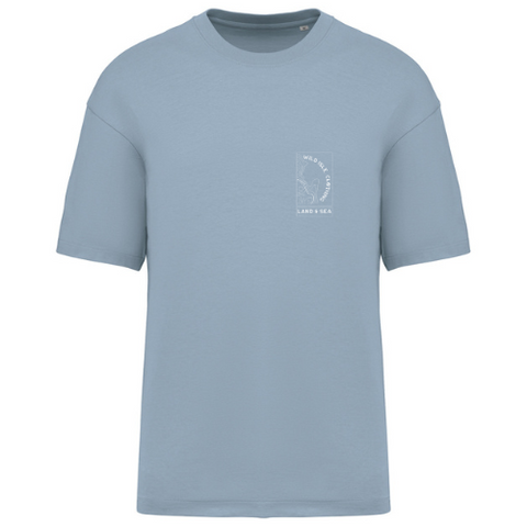 Wild Isle Heavyweight Tee - Light Blue