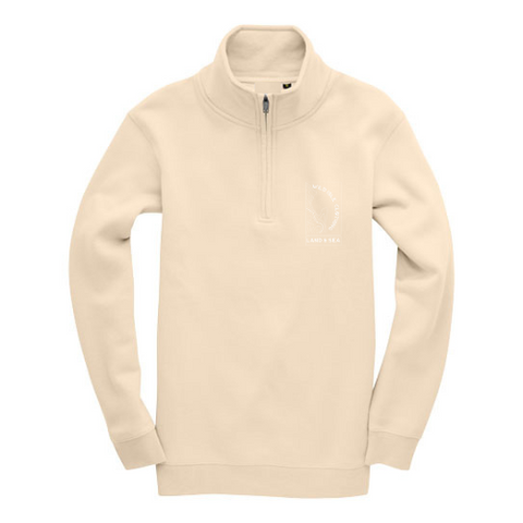 Wild Isle Quarter-Zip Sweatshirt - Natural