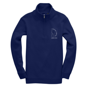 Wild Isle Quarter-Zip Sweatshirt - Navy