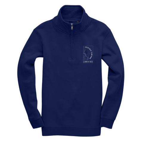 Wild Isle Quarter-Zip Sweatshirt - Navy