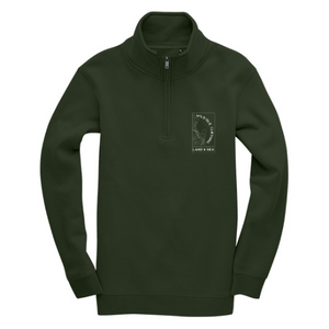 Wild Isle Quarter-Zip Sweatshirt - Sea Kelp Green