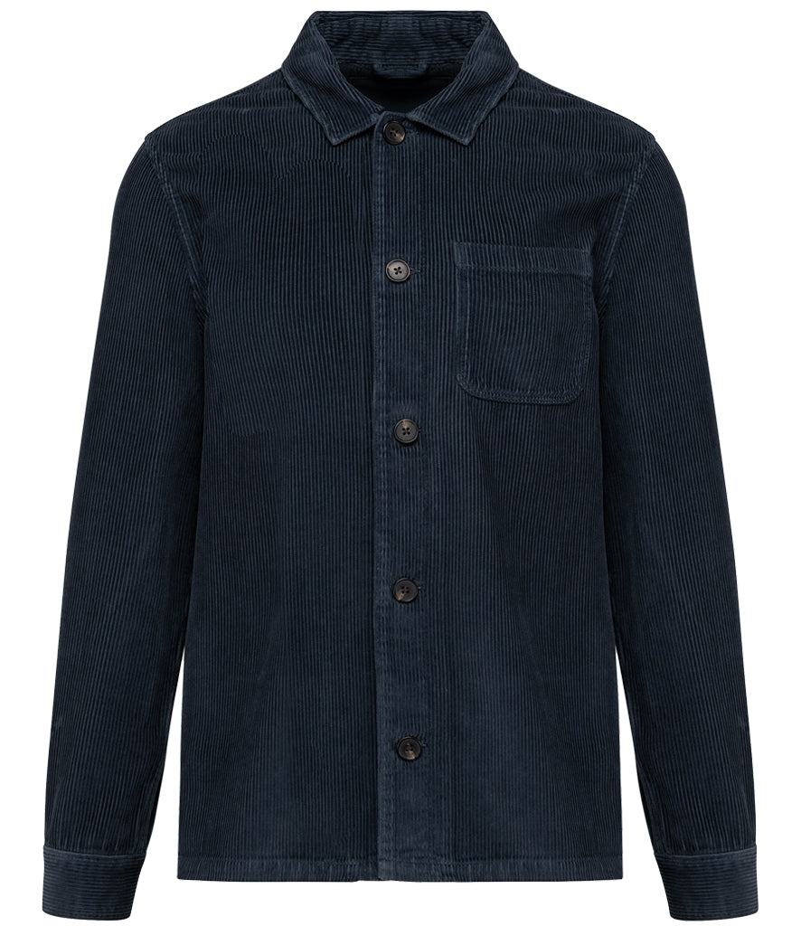 Wild Isle Forester Cord Overshirt - Navy