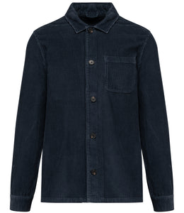 Wild Isle Forester Cord Overshirt - Navy