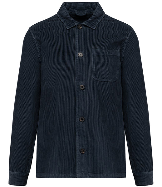 Wild Isle Forester Cord Overshirt - Navy