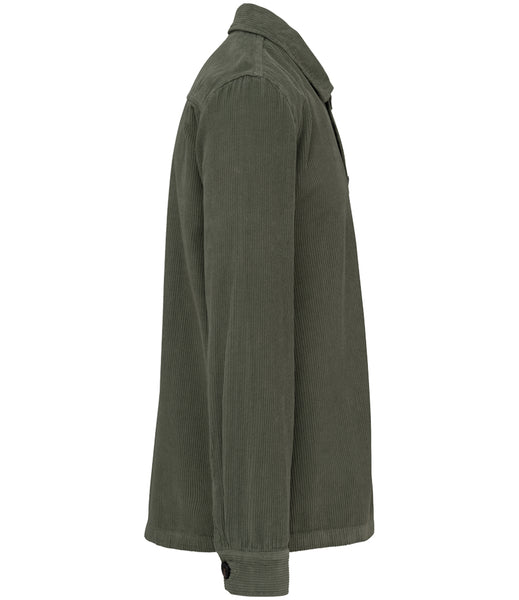 Wild Isle Forester Cord Overshirt - Khaki