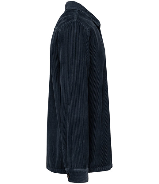 Wild Isle Forester Cord Overshirt - Navy