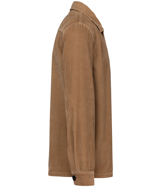 Wild Isle Forester Cord Overshirt - Sand