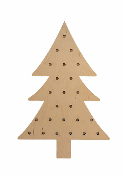 The Christmas Tree Peg Board