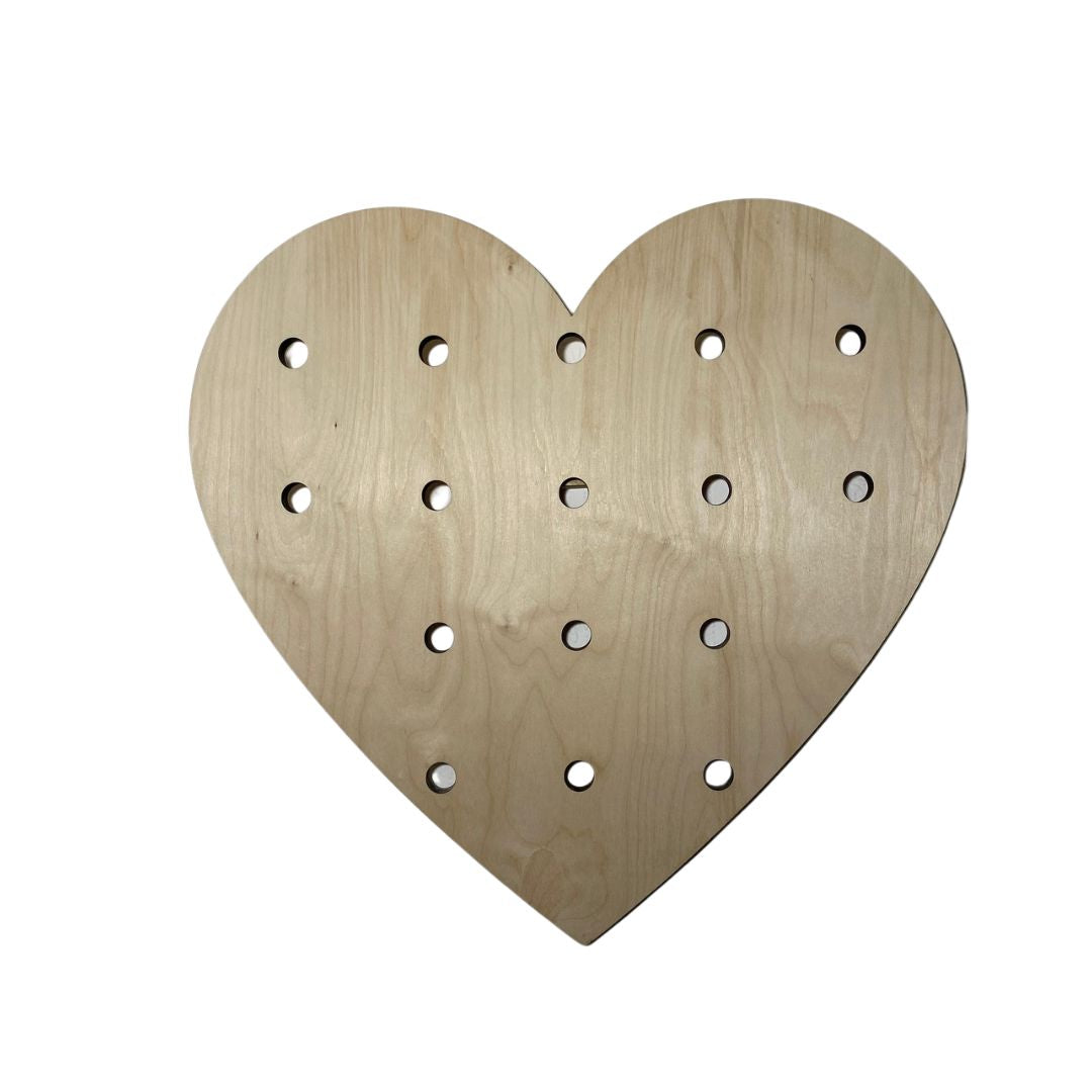 The Heart Peg Board