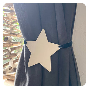 Wooden Star Tags